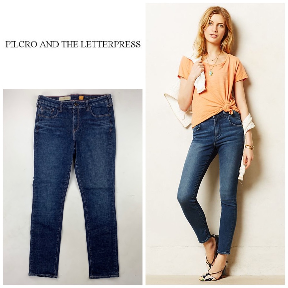 Pilcro And The Letterpress Fit/Set Skinny Jeans